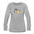 Women's Premium Long Sleeve T-Shirt - Beach Cat And Dog - heather gray